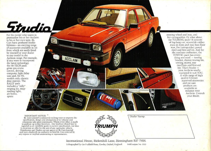 Illustration for article titled Meh Car Monday: The Fine, Decent And Confusing Triumph Acclaim
